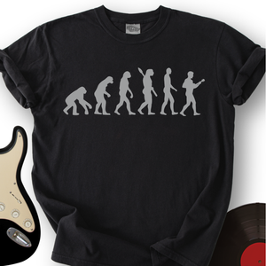 Evolution of Guitar Musician T-Shirt