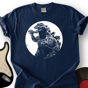 Dinosaur Playing Harmonica T-Shirt