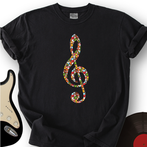 Christmas Treble Clef T-Shirt