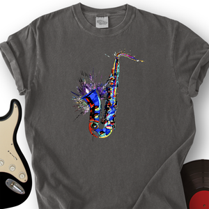 Blue Jazz Sax T-Shirt