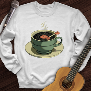 Coffee Cup Record Player Crewneck