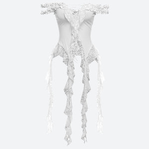Lace Ruffled Top