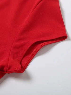 Lace-Up Cut-Out Crop Top