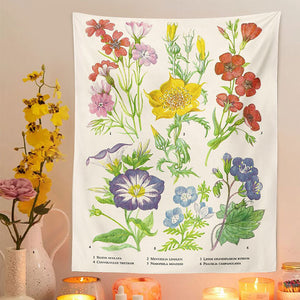 Vintage Flower Wall Tapestry ๐ฟ