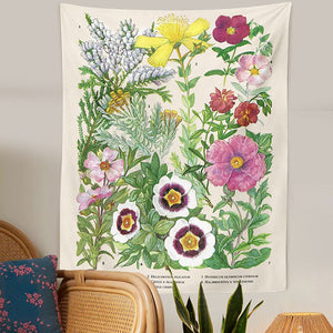 Vintage Flower Wall Tapestry ๐ฟ