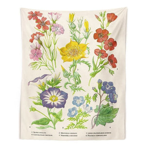 Vintage Flower Wall Tapestry ๐ฟ