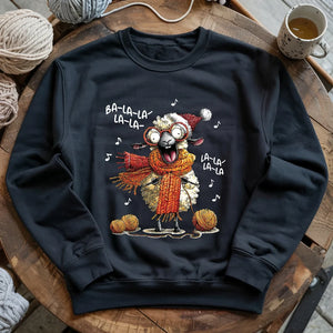 Fa-la-la Knitting Sheep Sweatshirt