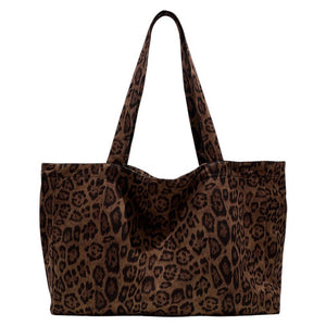 Wild Aura Leopard Tote Bag
