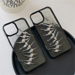 Metal Fish Clear IPhone Case