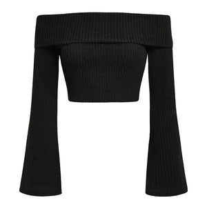Cozy Days Off Shoulder Knit Top