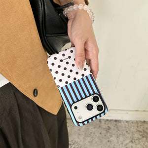 Polka Dot & Stripes iPhone Case