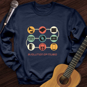 Evolution of Music Crewneck