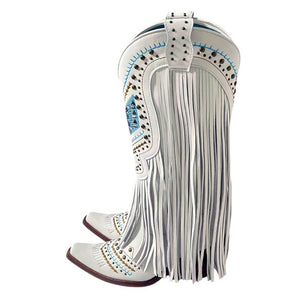 Space Oddity Fringe Boots