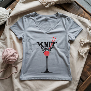 Knit Aholic Lady V-neck