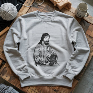 Jesus Crochet Sweatshirt