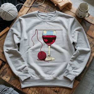Wine And Yarn Sweatshirt
