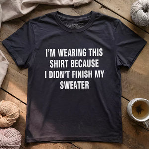 Wearing This T-shirt