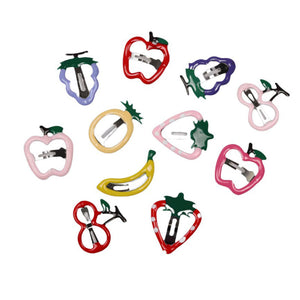 Y2K Fruit Hair Clips Set