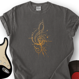 Abstract Treble Clef T-Shirt