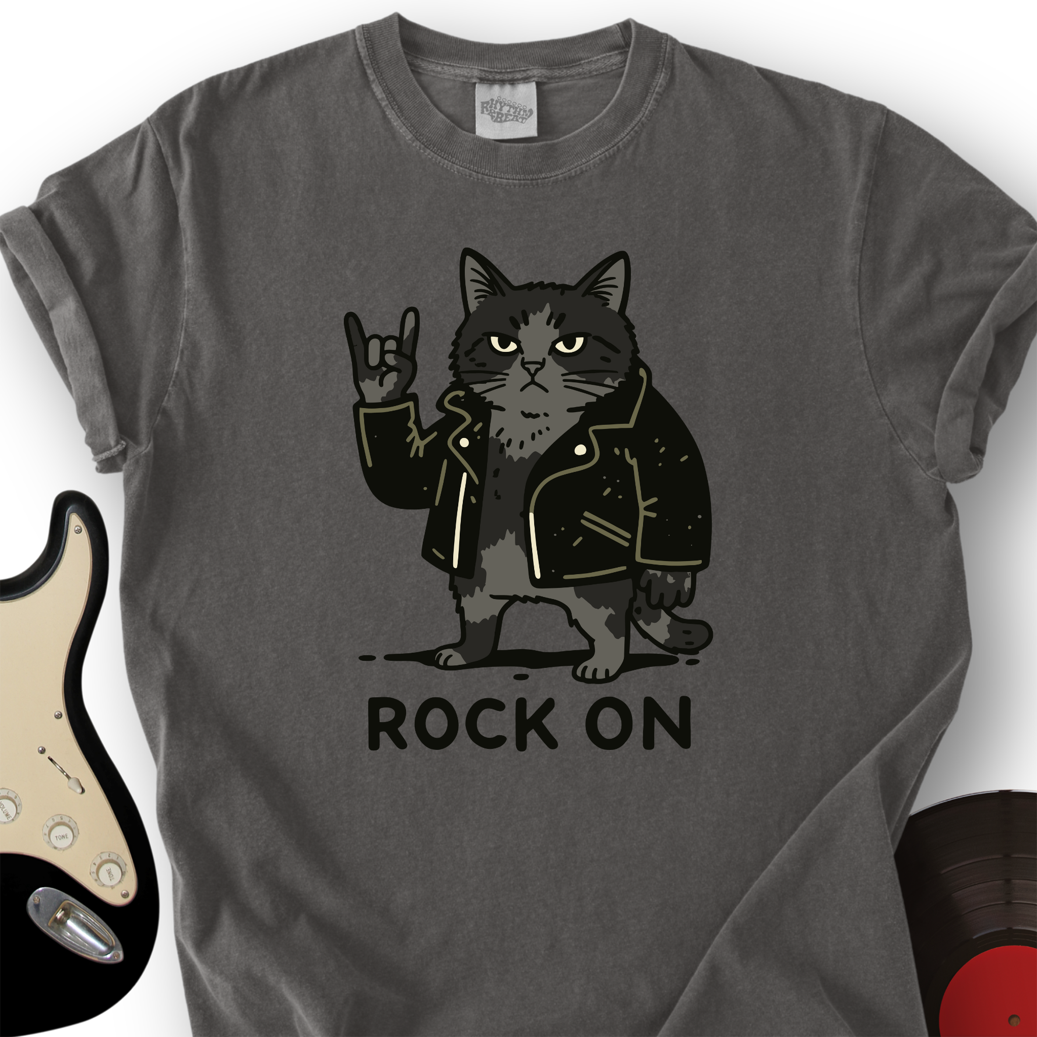 Cat Rock On T-Shirt