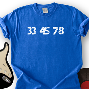 33-45-78 RPM Turntable T-Shirt