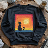 Cat Granny Square Sweatshirt