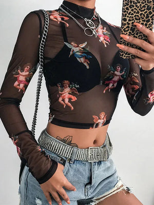 Angels Sheer Top