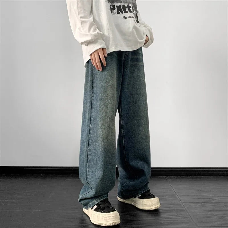Baggy Washed Denim Jeans