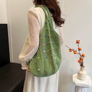Beaded Crochet Bag