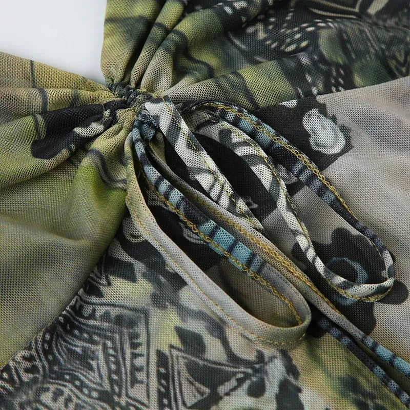 Bohemian Tie-Up Top
