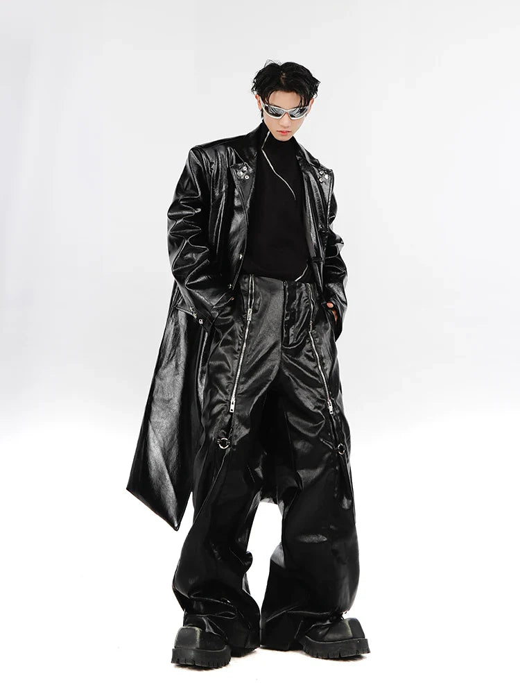 Cyberpunk Zip-Up Parachute Pants