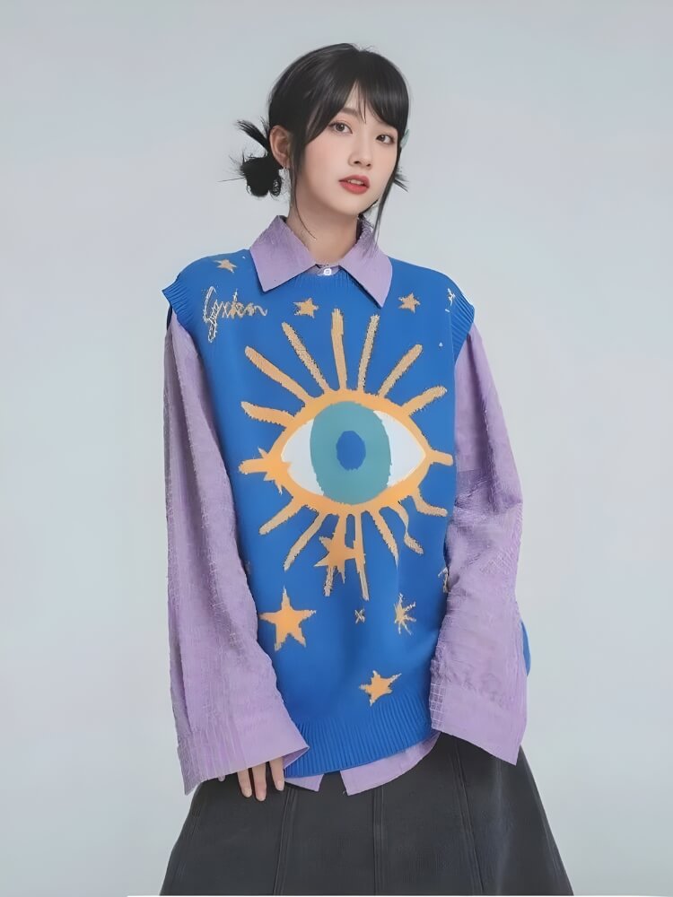Eye Sweater Vest