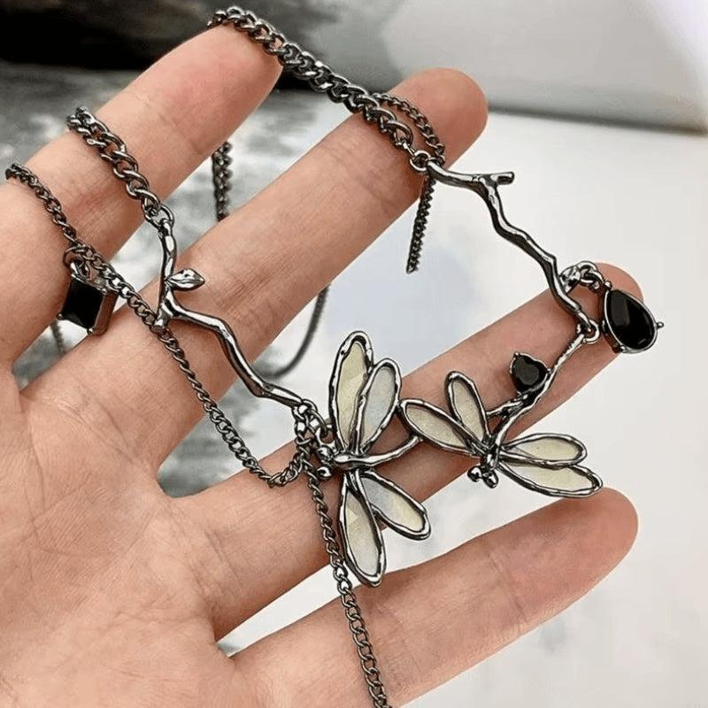 Fairycore Dragonfly Necklace