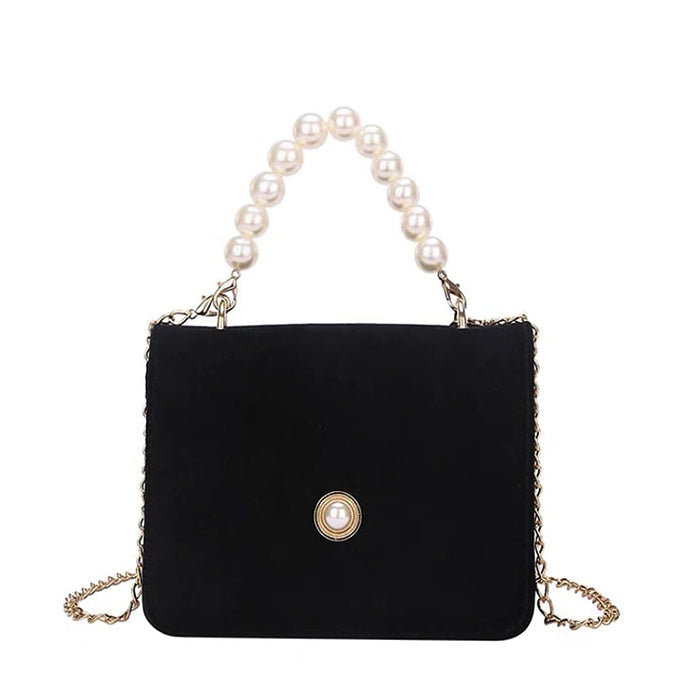 French Girl Pearl Chain Bag