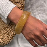 Geometric Chunky Resin Bracelet