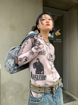 Grunge Harajuku Top