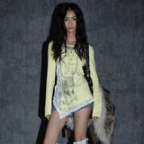 Grunge Patchwork Tee