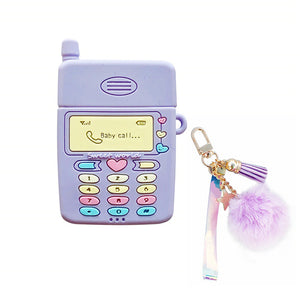 Lilac Cell Phone AirPods Case