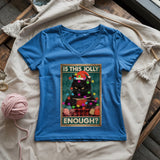 Is This Jolly Enough Lady V-neck