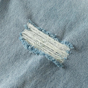 Snap Button Cut Out Jeans