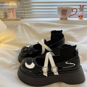 Star & Moon Platform Sandals