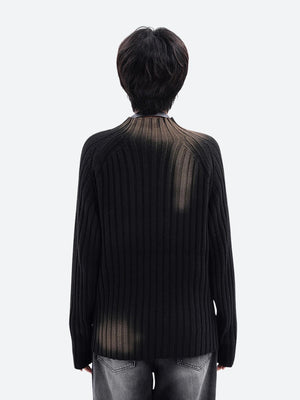 Tie Dye Ribbed Sweater