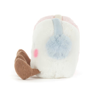 Pink and White Marshmallows Plush Toy