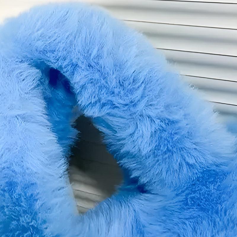 White Clouds & Blue Sky Fluffy Bag