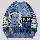 Y2K Dinosaur Sweater
