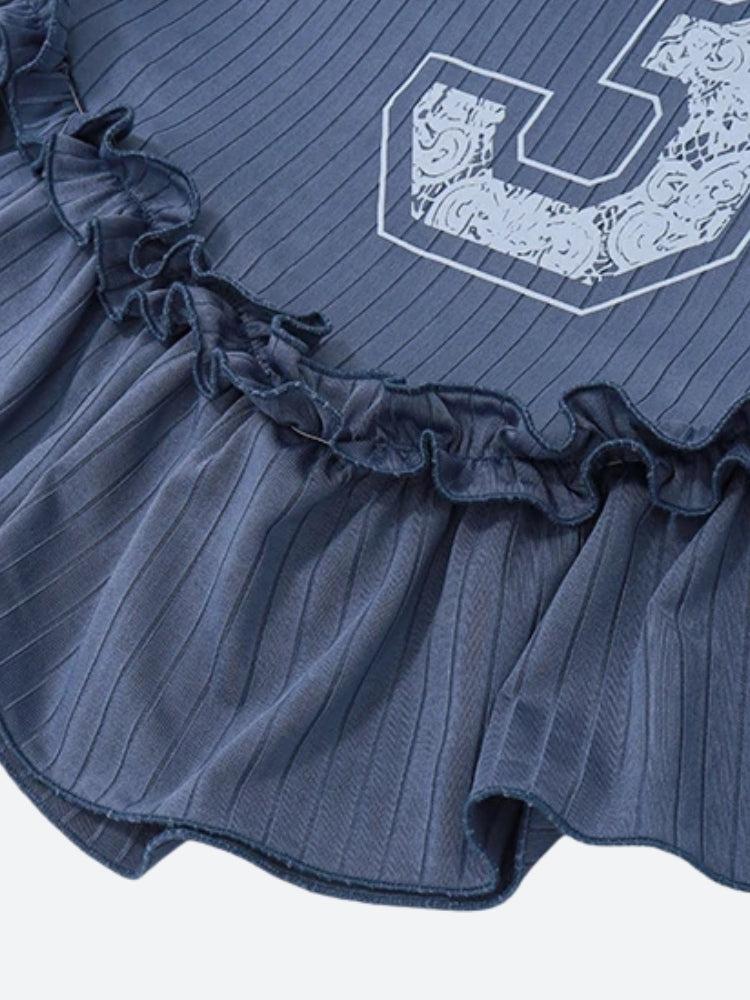 Y2K Mini Dress & Shorts Two Piece Set