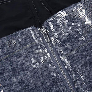 Y2K Star Sequined Crop Top