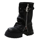 Forbidden Girlfriend Chunky Boots