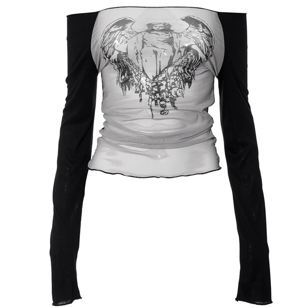 Angel Wings Long Sleeve Top