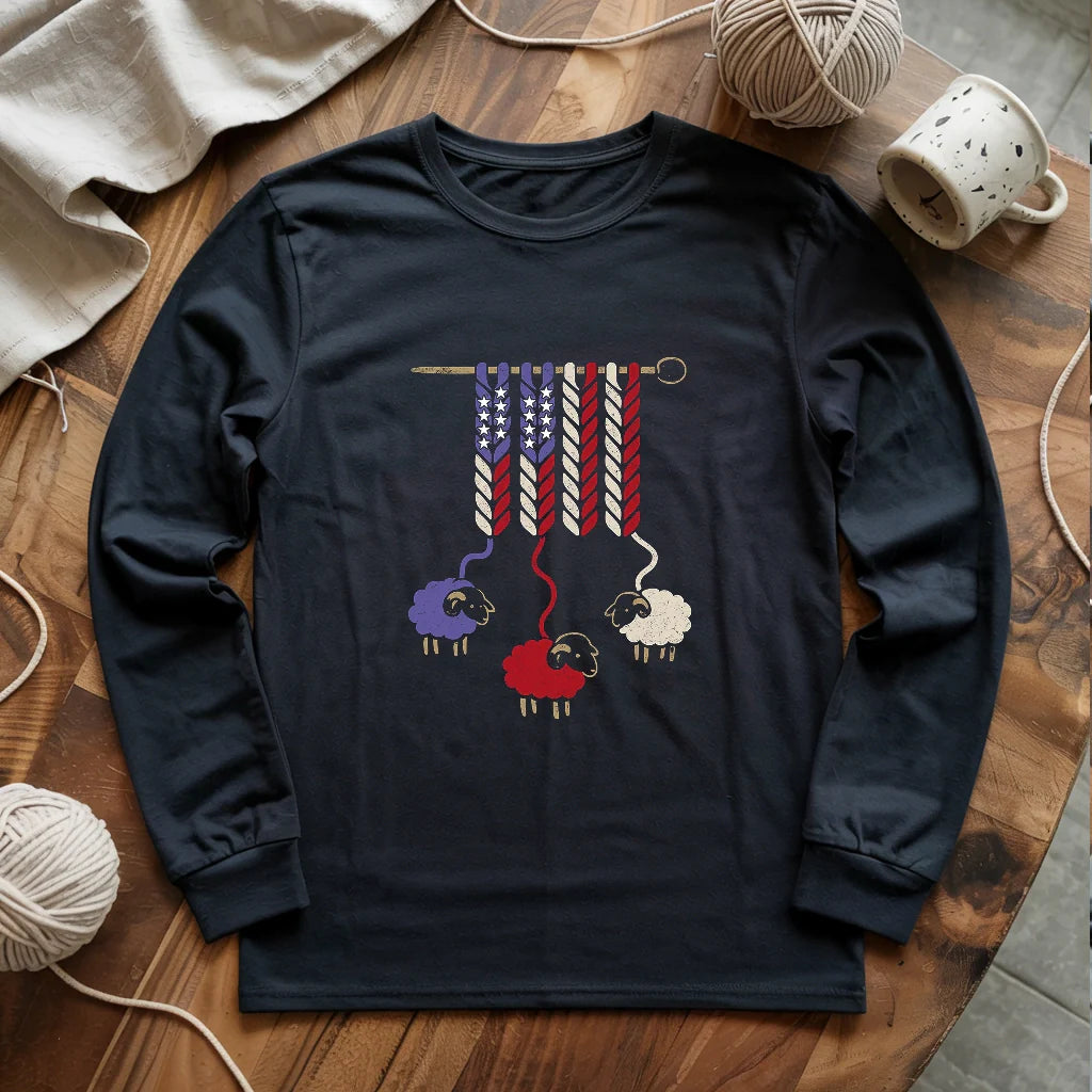 America Wool Long Sleeve T-shirt